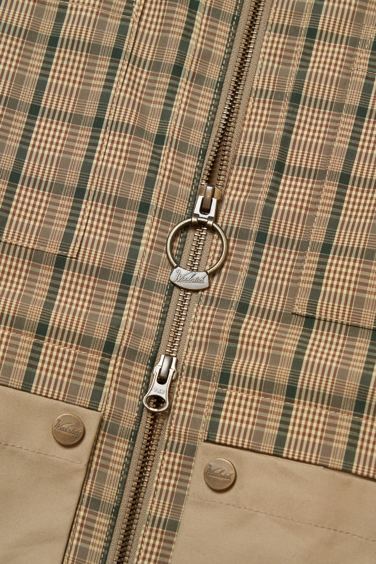 MADRAS CHECK HERITAGE FIELD JKT Brown photo 6 | Woolrich