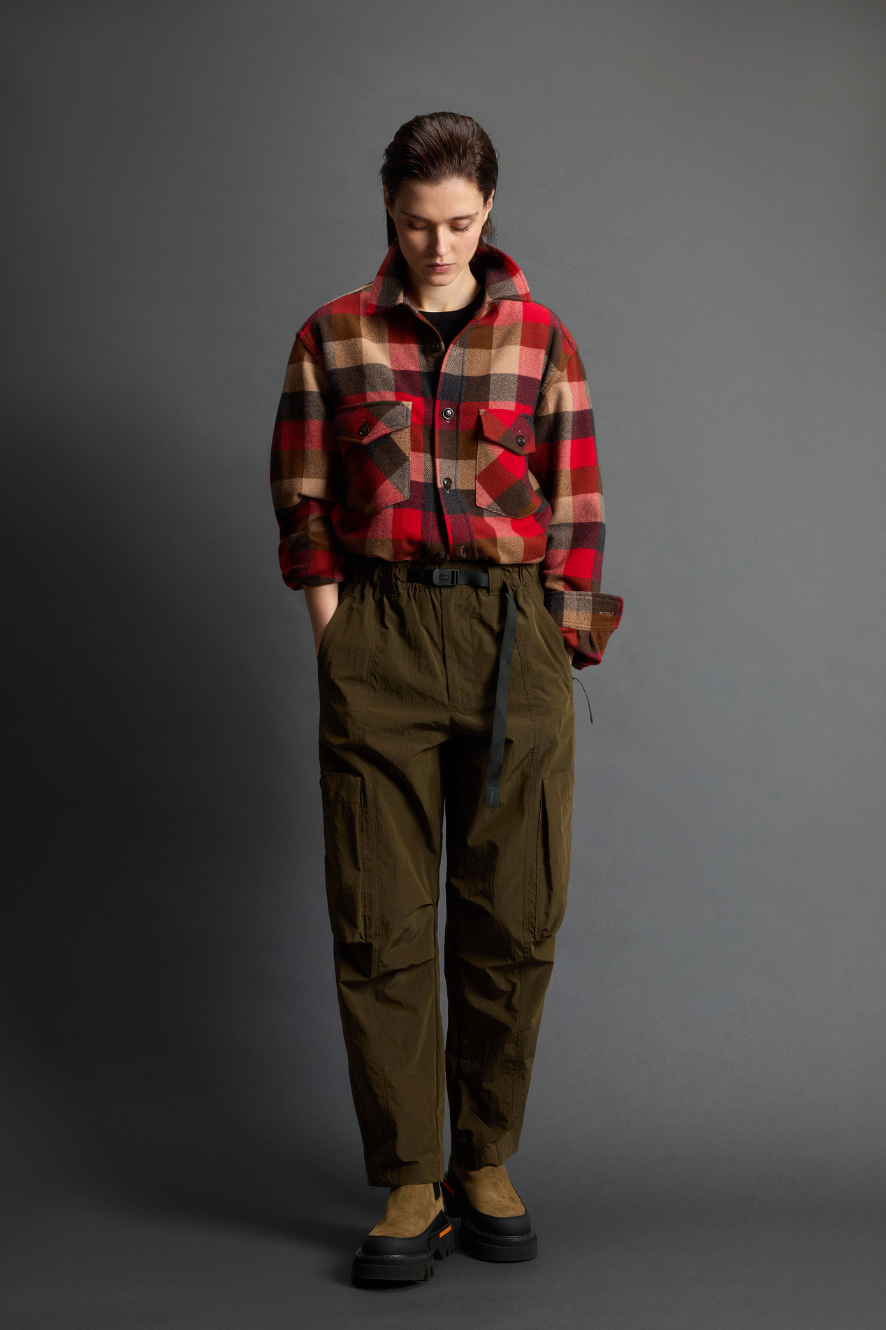 Pants in Olmetex Cotton and Nylon Blend by Todd Snyder Green photo 3 | Woolrich