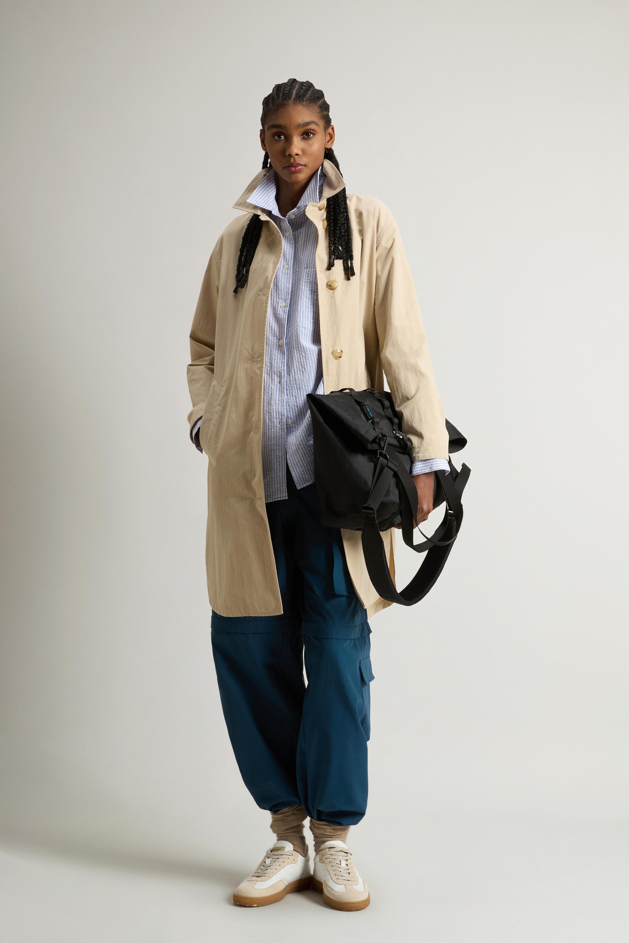 Overcoat in Limonta Cotton Blend Beige photo 1 | Woolrich