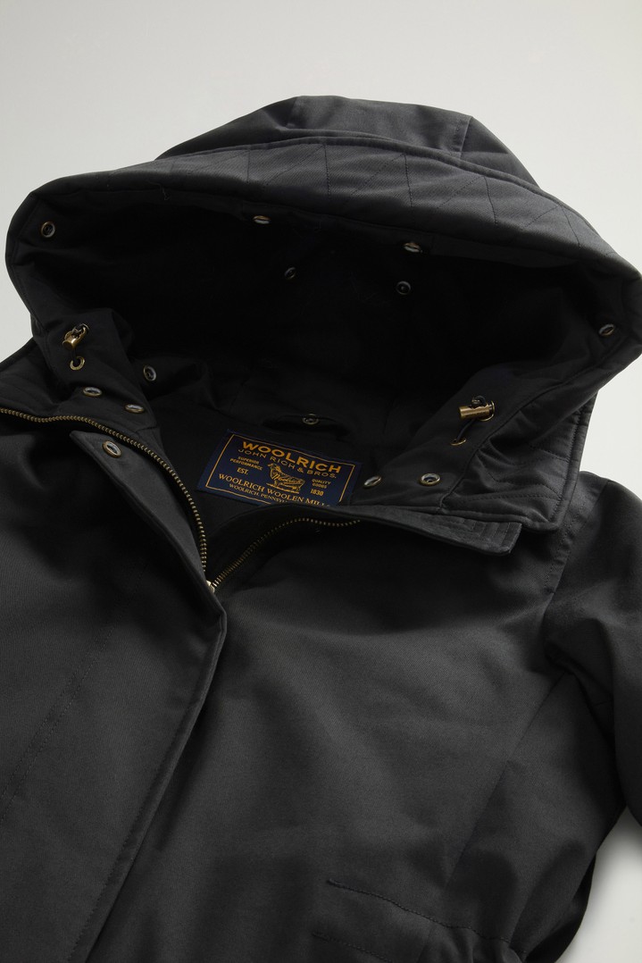 Long Padded Parka in Best Cotton Black photo 7 | Woolrich