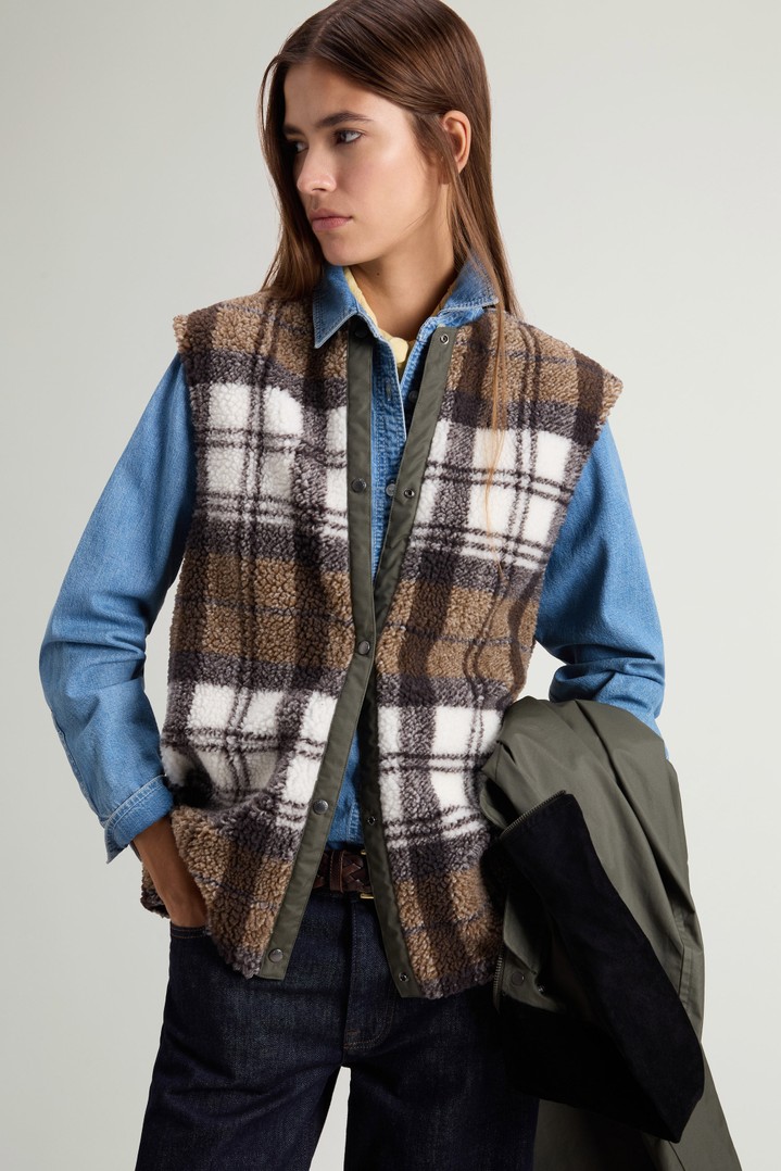 3-in-1-Mantel aus gewachster Wollmischung Grün photo 4 | Woolrich