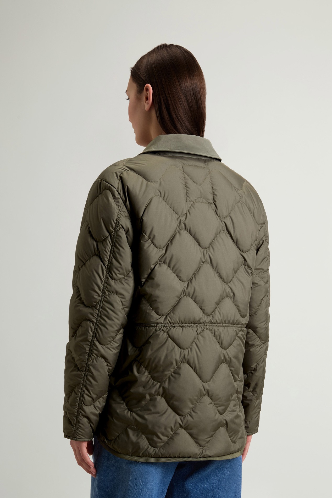 Quilted Microfiber Heritage Jacket Green photo 3 | Woolrich