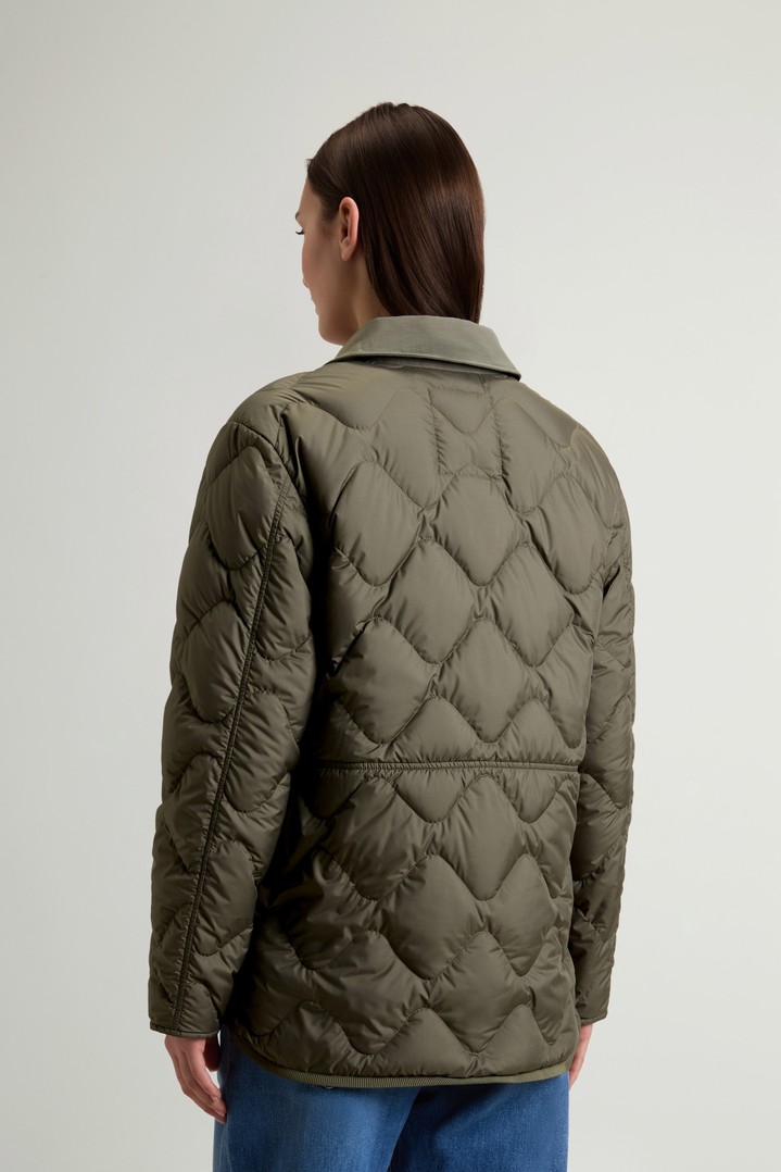 Quilted Microfiber Heritage Jacket Green photo 3 | Woolrich