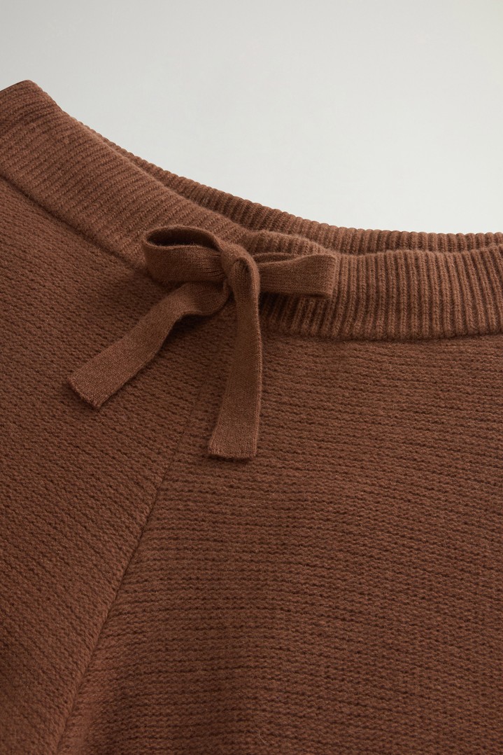 7GG WOOL CASHMERE PANTS Brown photo 5 | Woolrich