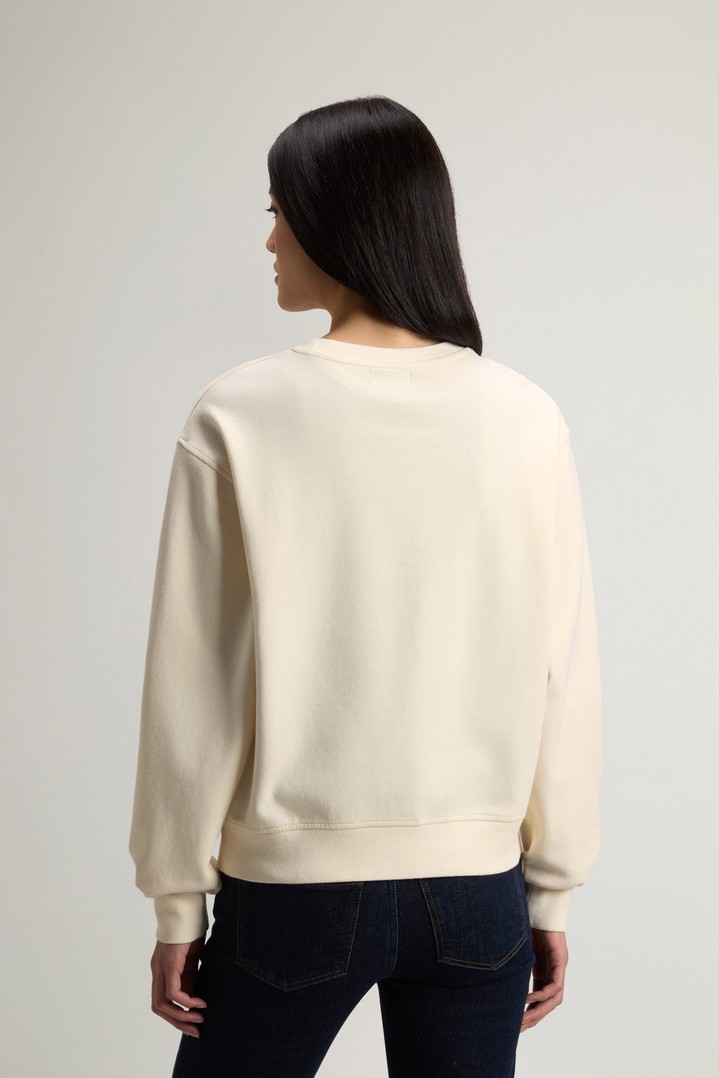 INTERLOCK CREWNECK White photo 3 | Woolrich