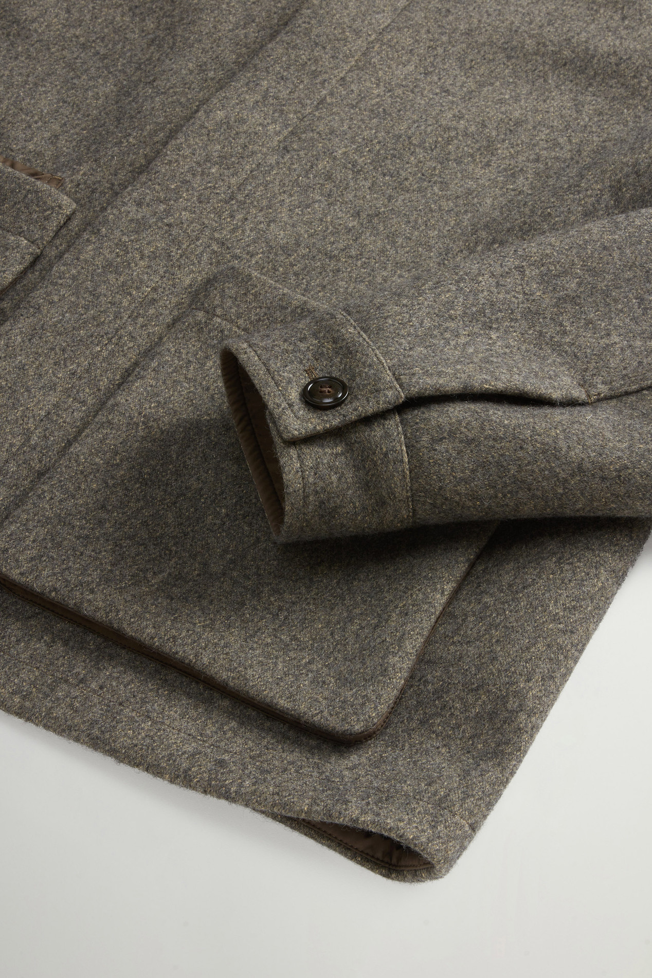 Overshirt aus italienischer Wolle und Baumwolle by Todd Snyder Grau photo 7 | Woolrich