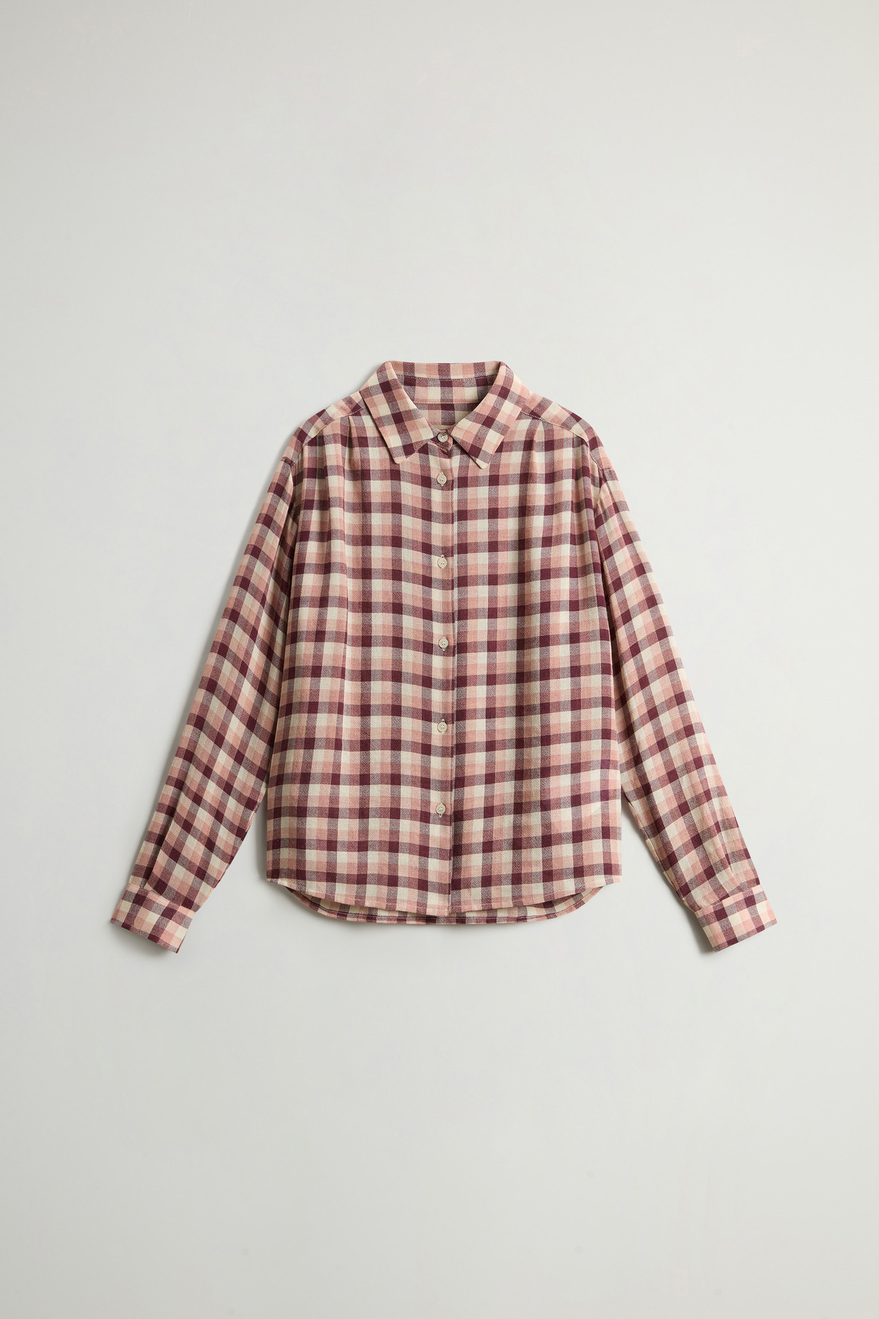 Shirt in Italian Brushed Fabric Pink photo 5 | Woolrich