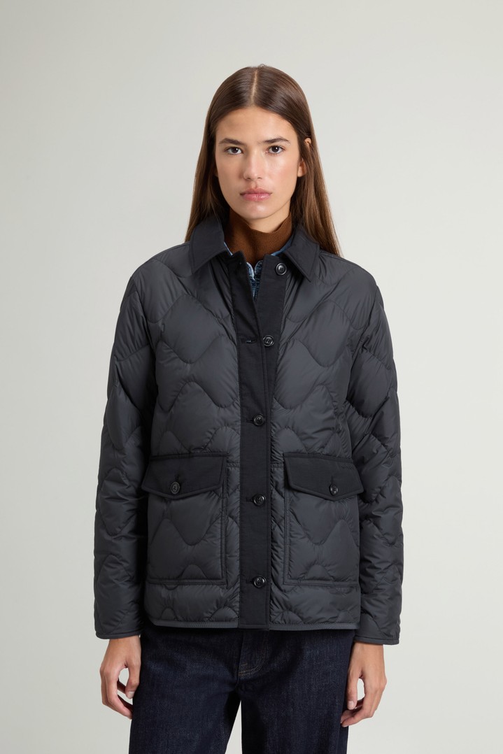 Heritage Steppjacke aus Mikrofaser Grau photo 1 | Woolrich