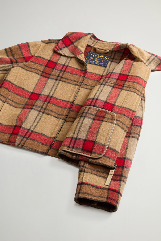 Jacket in Double-Face Wool Blend Red photo 8 | Woolrich
