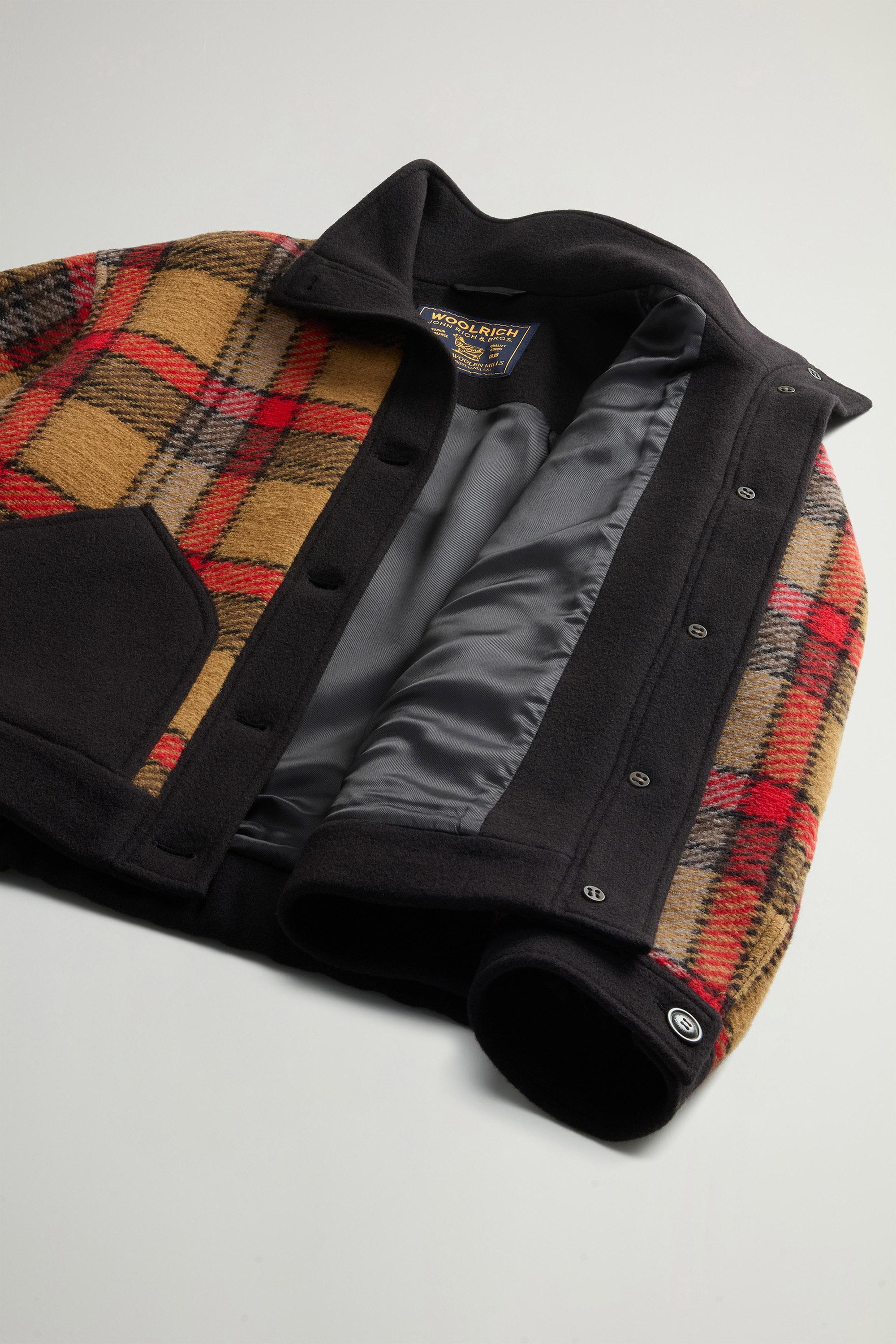 Checked Wool-Blend Gentry Overshirt Red photo 8 | Woolrich