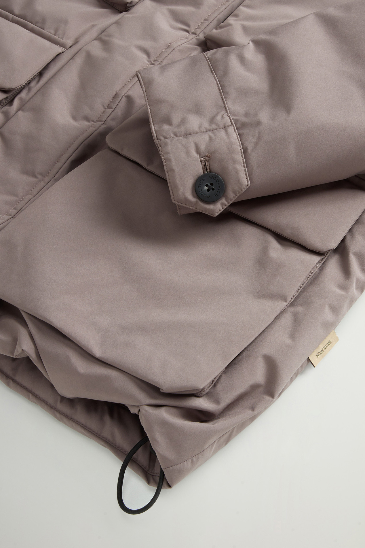 Cloud Jacket with Stand-Up Collar Brown photo 7 | Woolrich