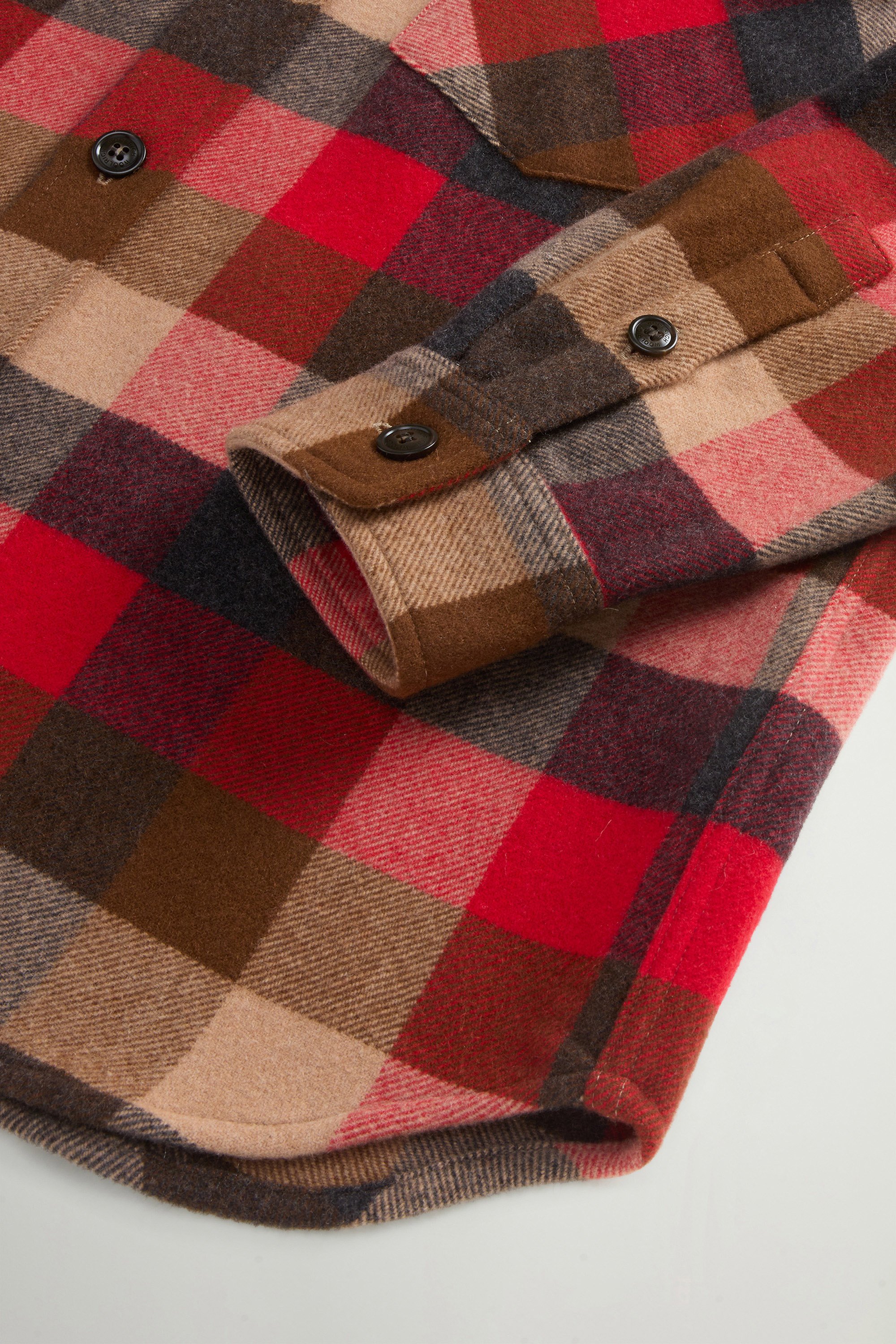 Checked Overshirt in Pure Cashmere by Todd Snyder Multicolor photo 10 | Woolrich