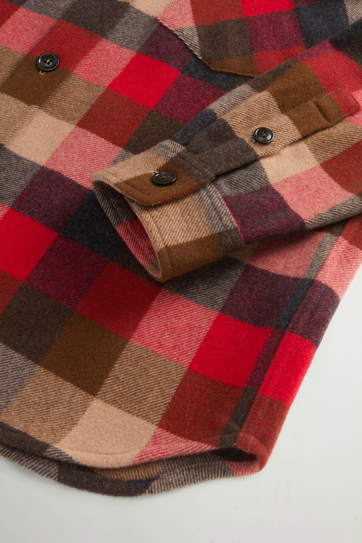 Checked Overshirt in Pure Cashmere by Todd Snyder Multicolor photo 10 | Woolrich