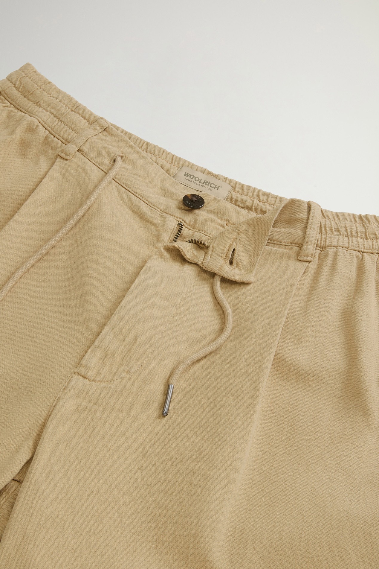 LINEN BLEND MILTON PANT GD Beige photo 4 | Woolrich