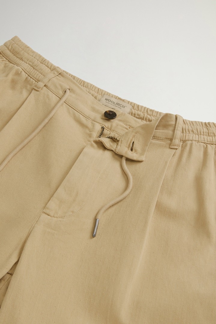 LINEN BLEND MILTON PANT GD Beige photo 4 | Woolrich