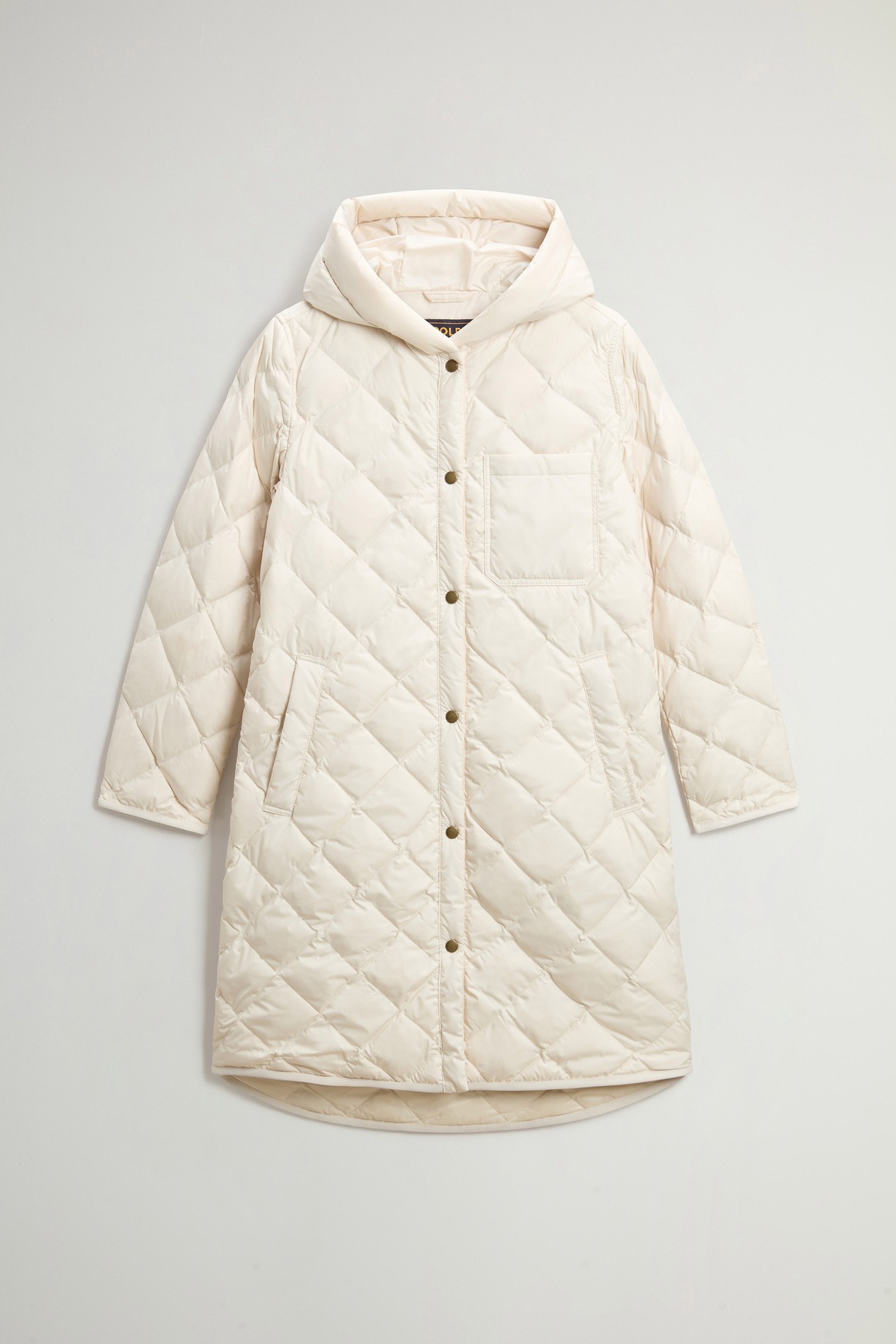 Quilted Parka in Microfiber White photo 5 | Woolrich
