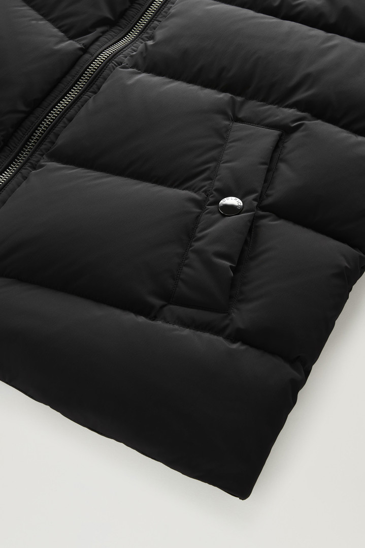 Premium Padded Vest in Stretch Nylon Black photo 4 | Woolrich