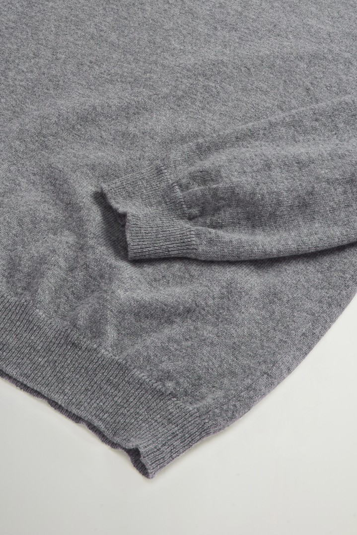 LAMBSWOOL CREWNECK GG13 Gray photo 6 | Woolrich
