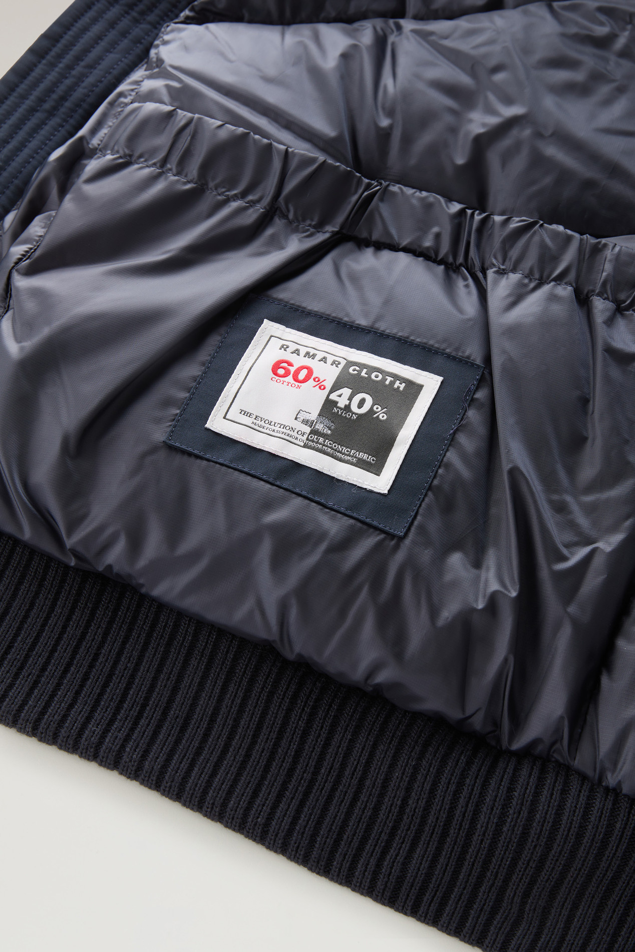 Polar Bomber in Ramar Cloth Blue photo 5 | Woolrich