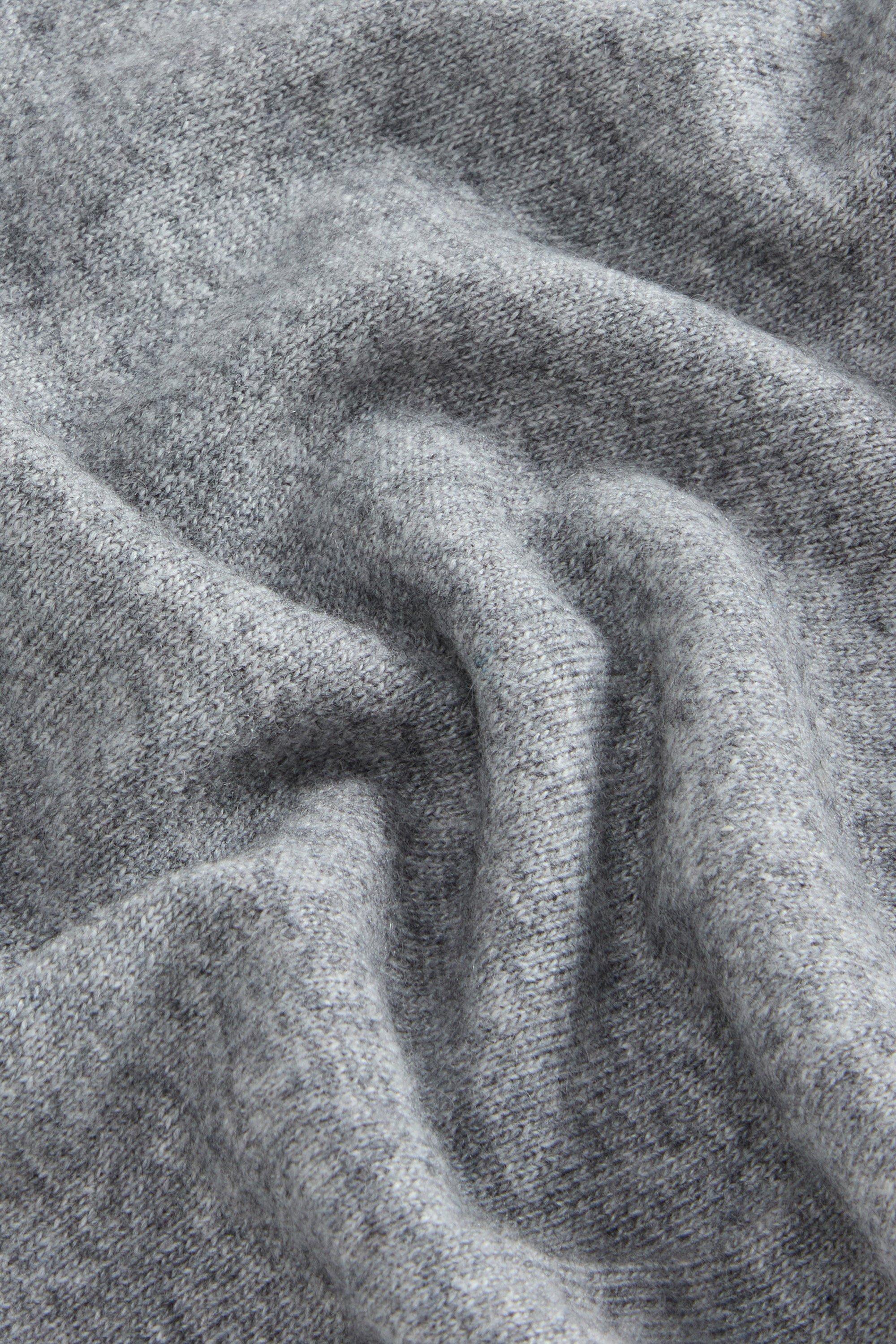 Wide-Leg Pants in Virgin Wool and Cashmere Blend Gray photo 5 | Woolrich