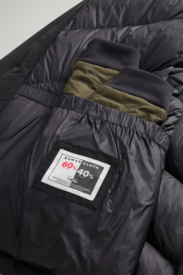 Polar Parka in Ramar Cloth with High Collar Black photo 5 | Woolrich