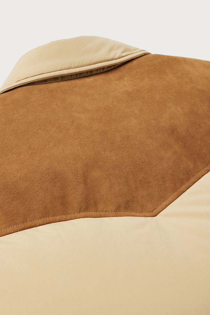 Padded Vest with Alcantara Yoke - One Of These Days / Woolrich White photo 5 | Woolrich