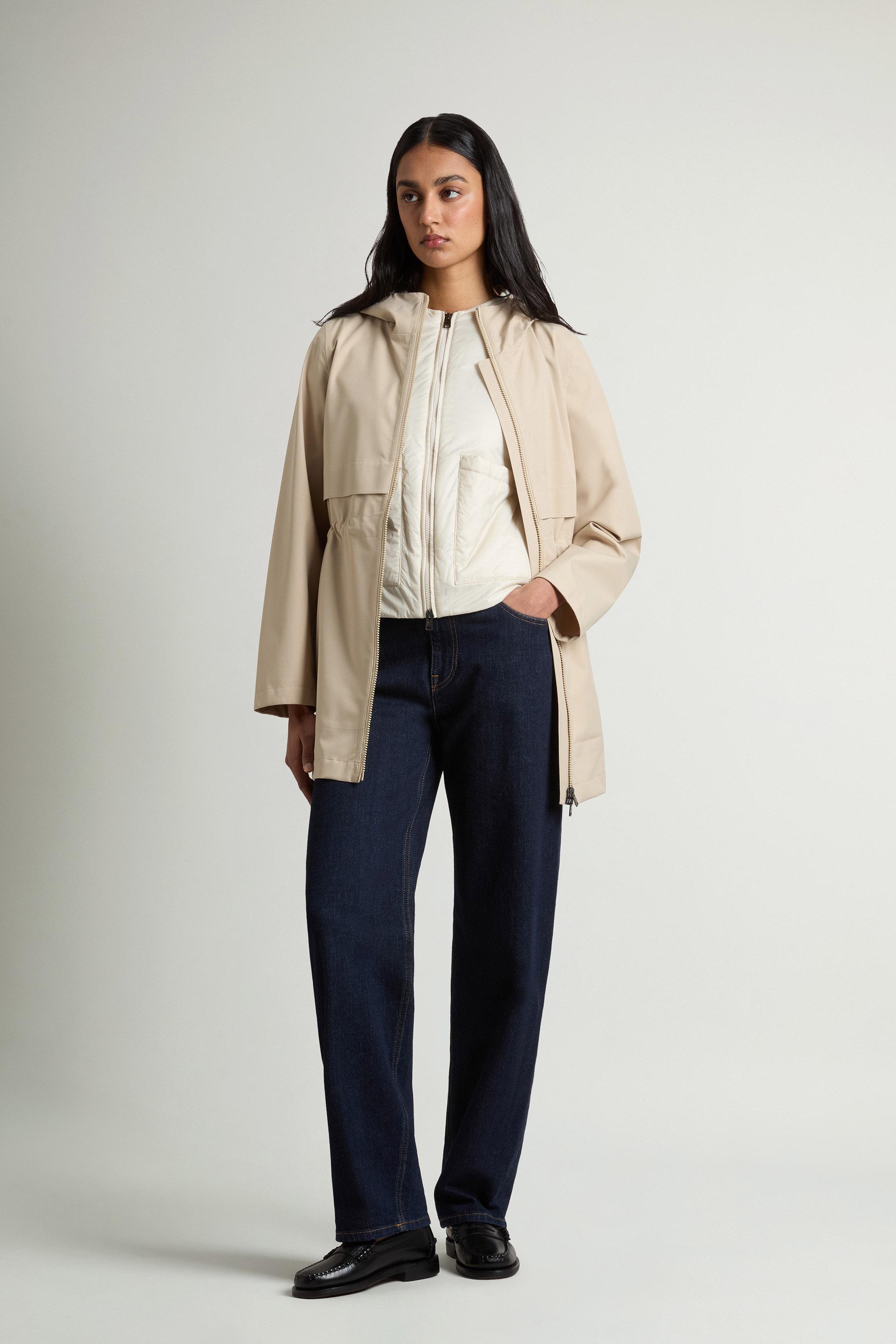 3-in-1 Parka in Light Stretch Fabric Beige photo 1 | Woolrich