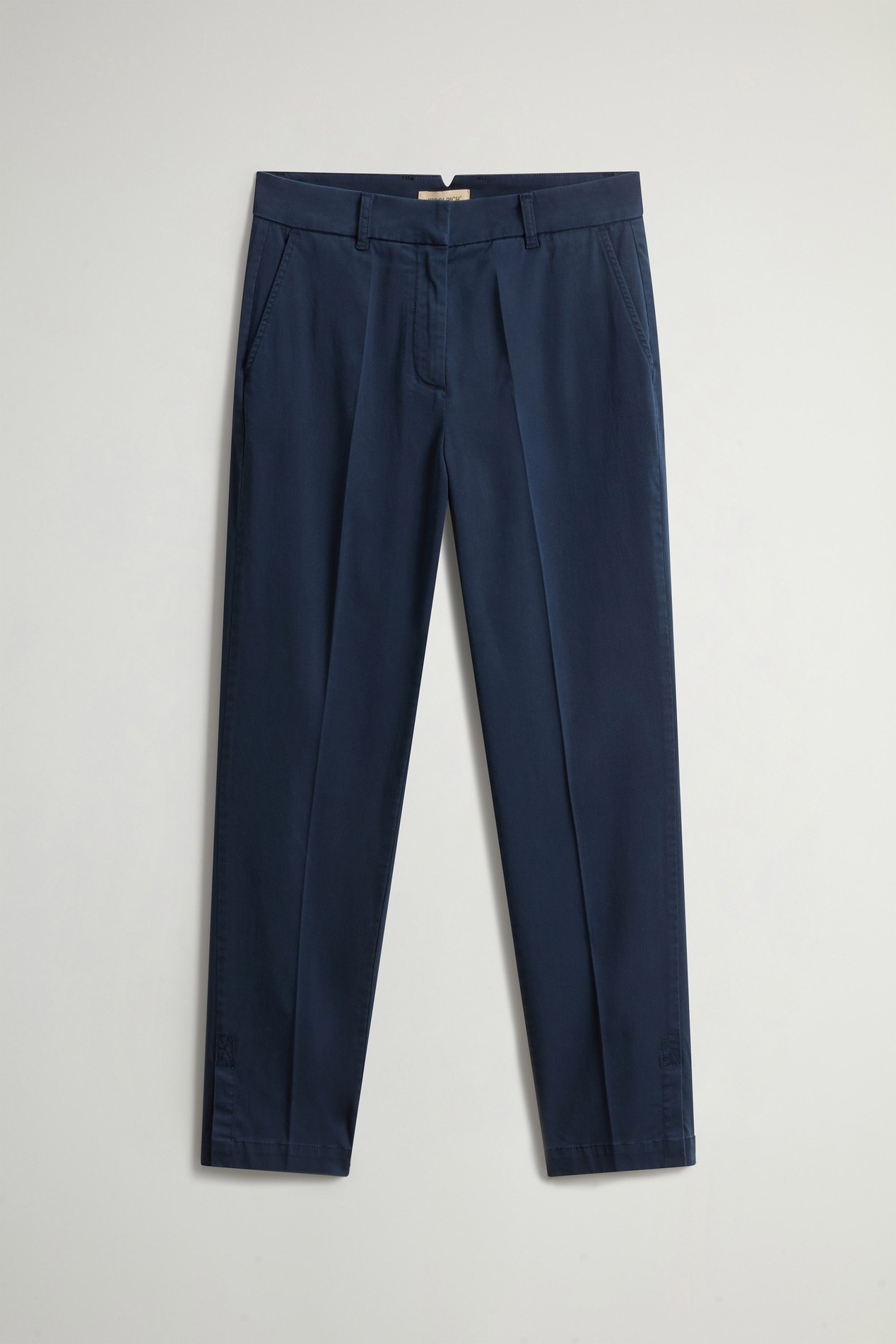 Chino Pants in Stretch Cotton Blend Blue photo 3 | Woolrich