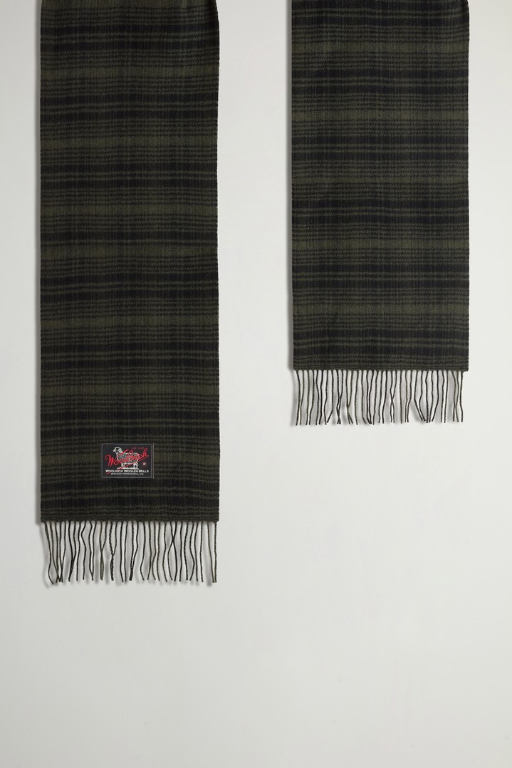 Pure Virgin Wool Scarf with Fringing Gray photo 2 | Woolrich