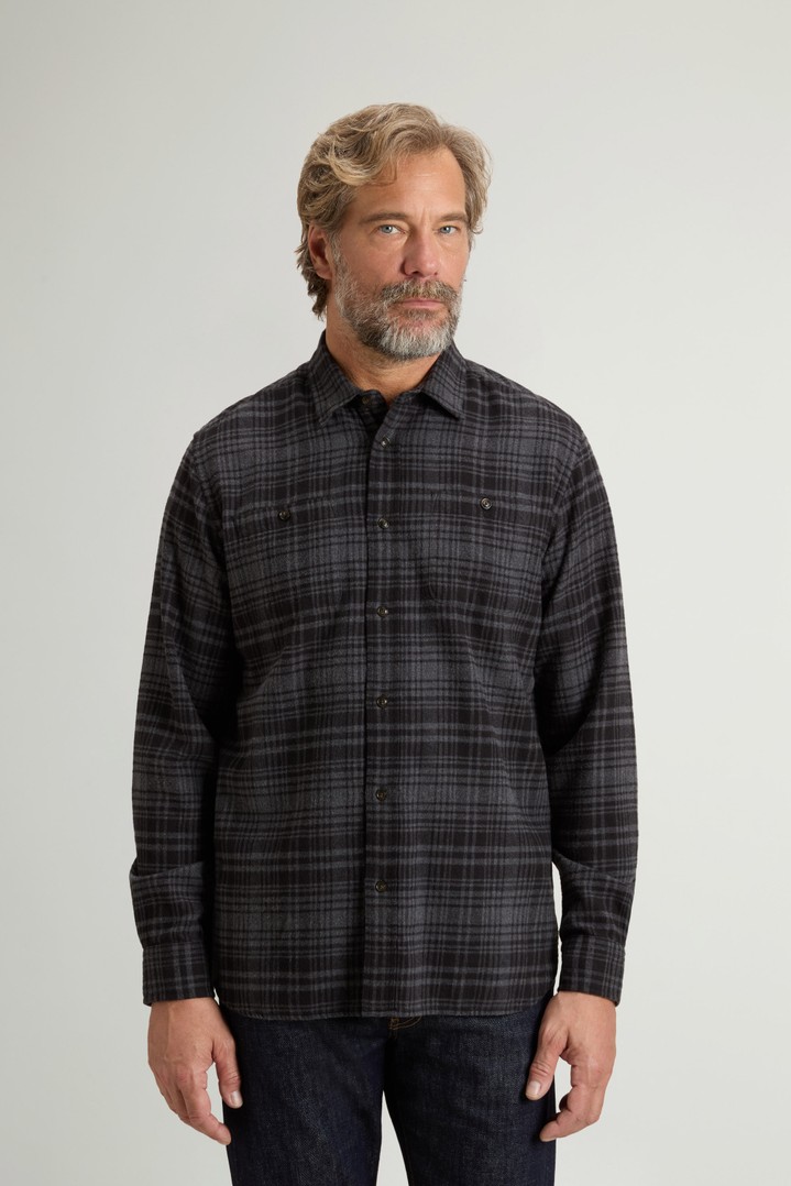 CHECK FLANNEL WARREN SHIRT Grau photo 1 | Woolrich