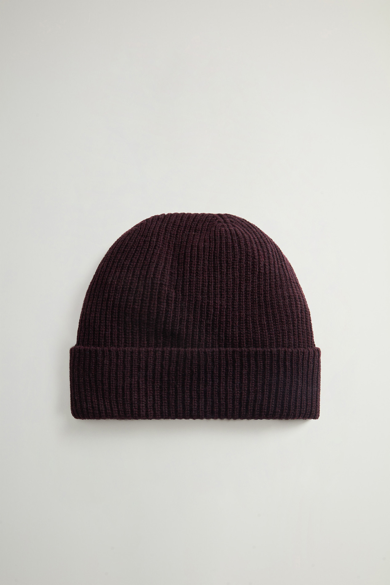 Beanie in Wool Blend Burgundy photo 2 | Woolrich