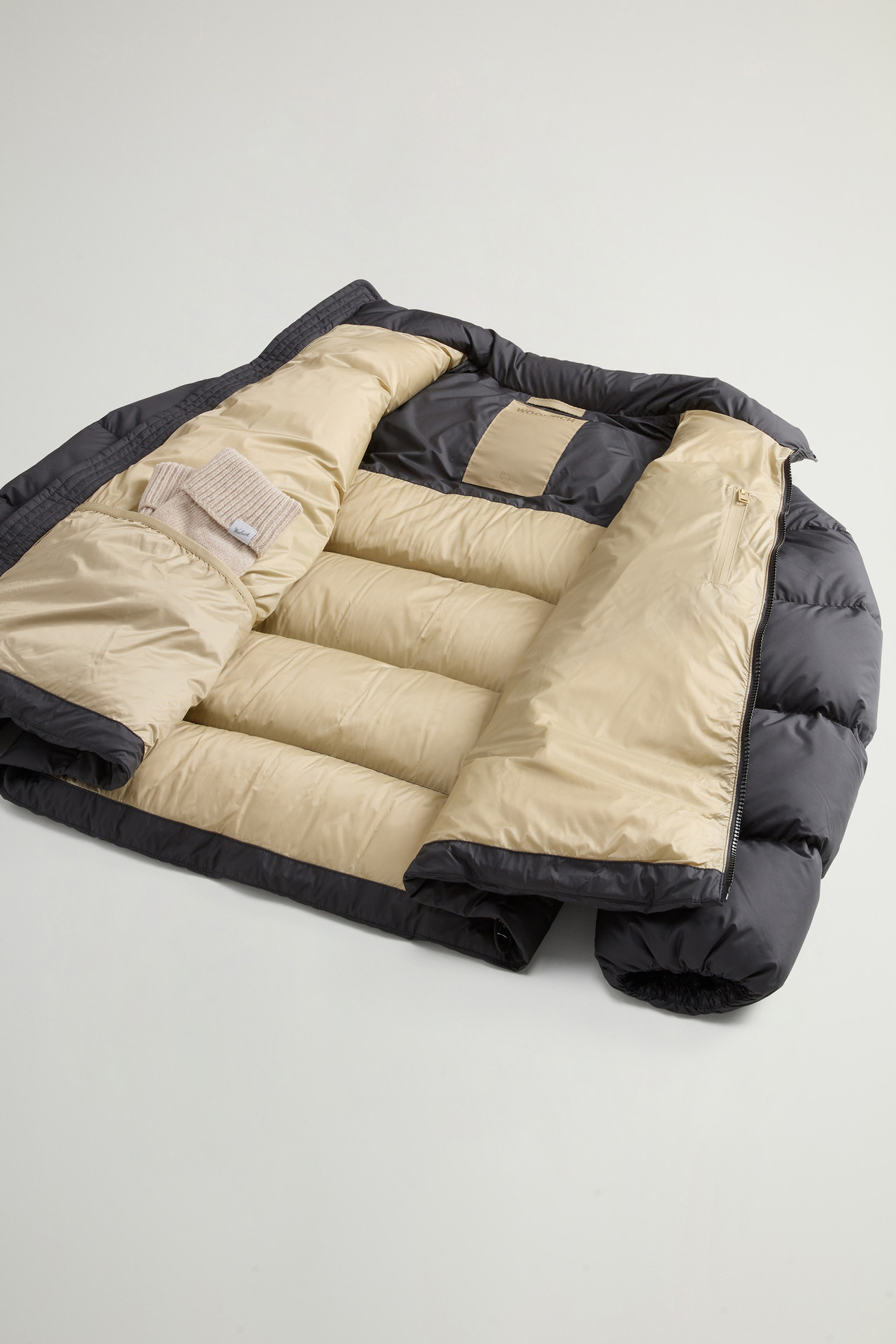 Cloud Down Jacket in Microfiber Black photo 8 | Woolrich