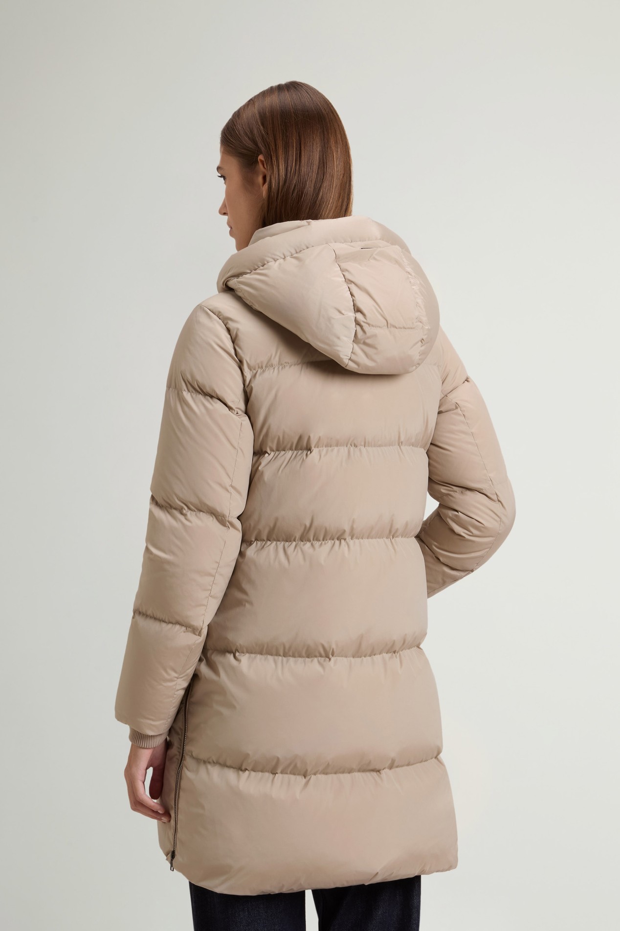 Long Kelly Down Jacket Gray photo 6 | Woolrich