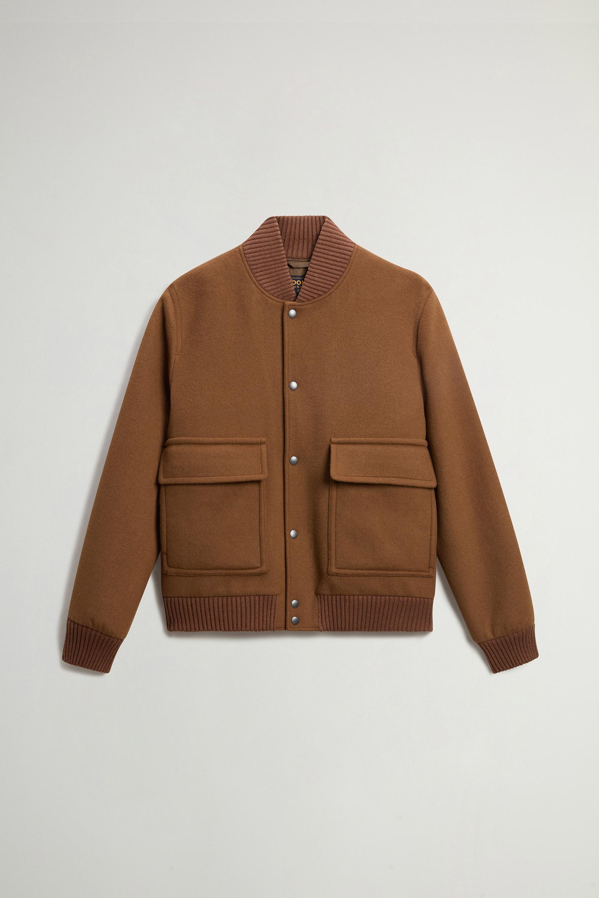 Miles Bomber Jacket in Wool Blend Brown photo 5 | Woolrich