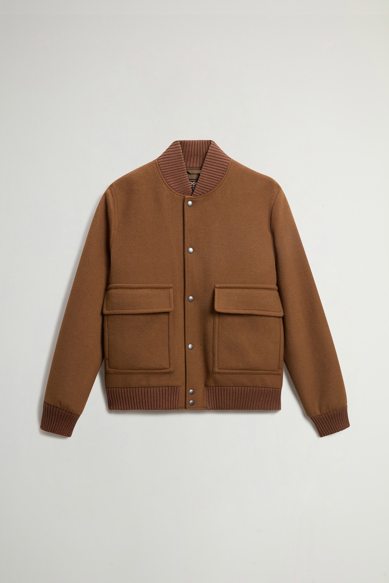 Miles Bomber Jacket in Wool Blend Brown photo 5 | Woolrich