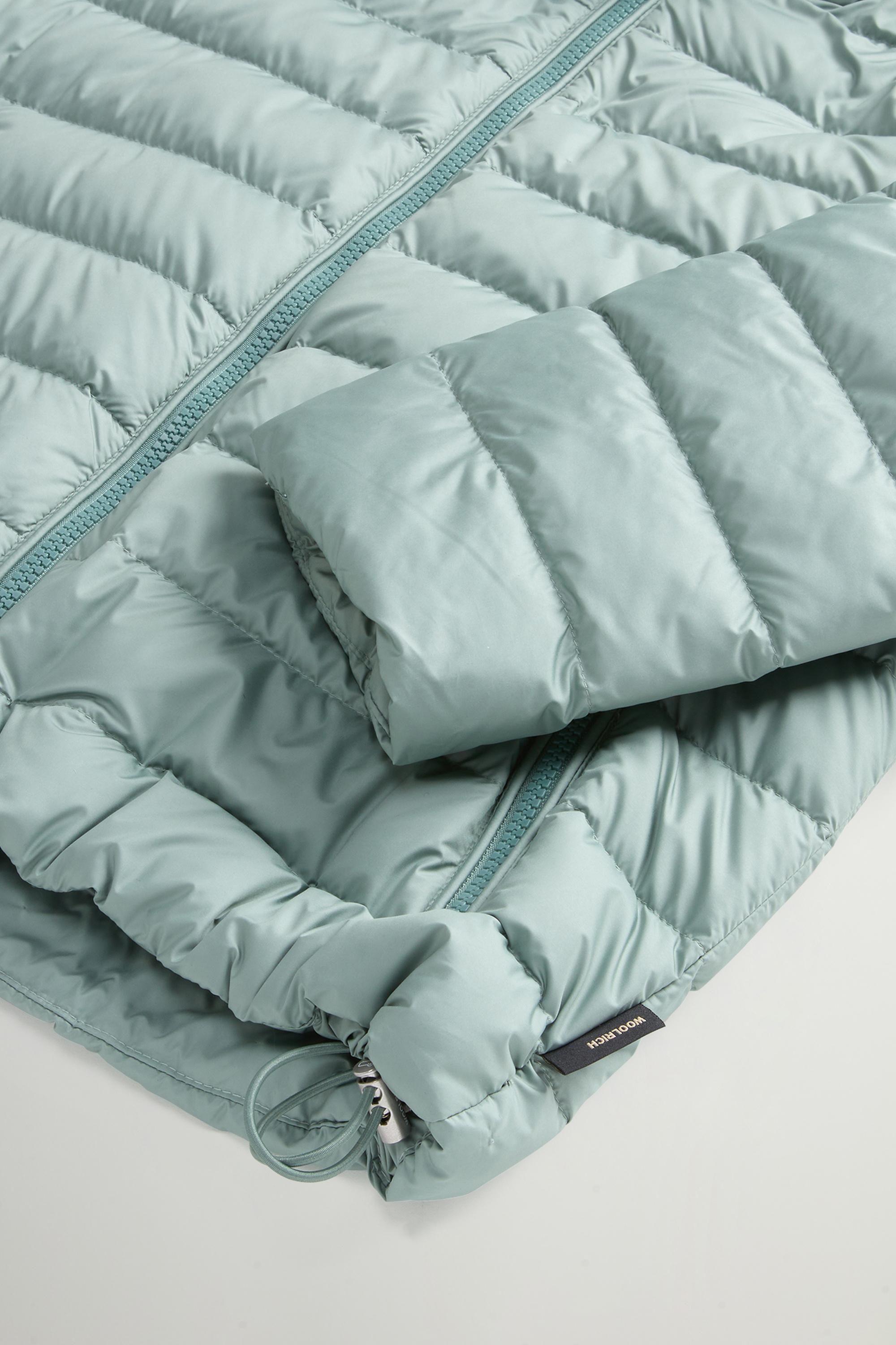 Padded Microfiber Jacket with Hood Green photo 7 | Woolrich