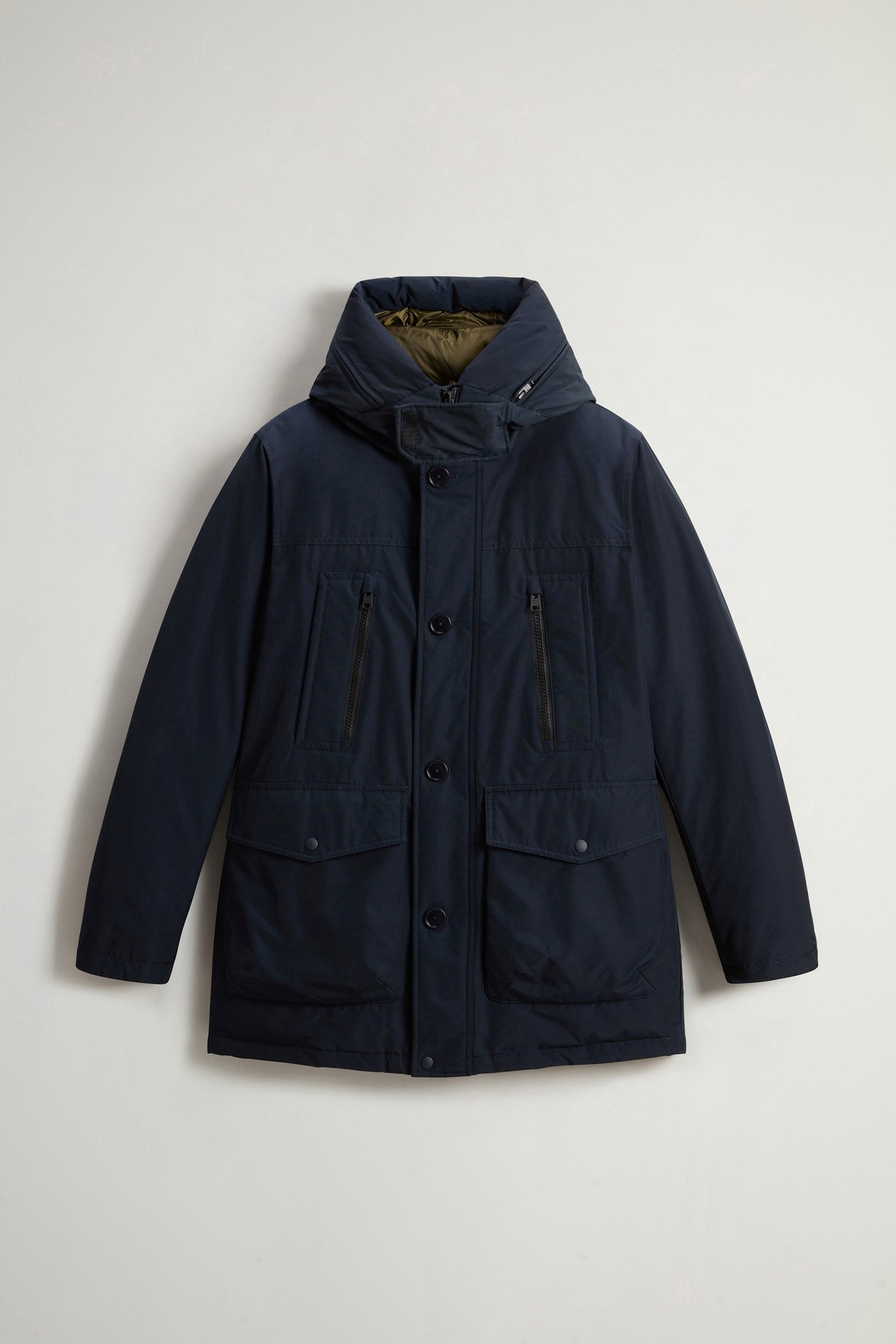 Arctic Parka Evolution in Ramar Cloth Blue photo 5 | Woolrich