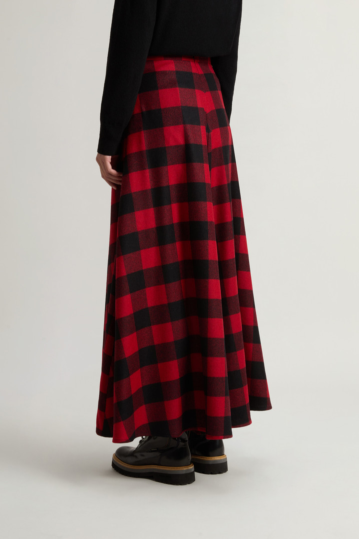 Skirt in Italian Wool Blend Red photo 2 | Woolrich
