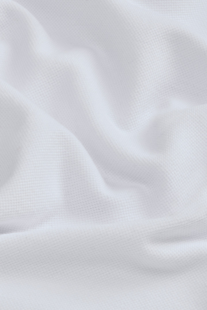 Pure Cotton Pique Polo White photo 4 | Woolrich