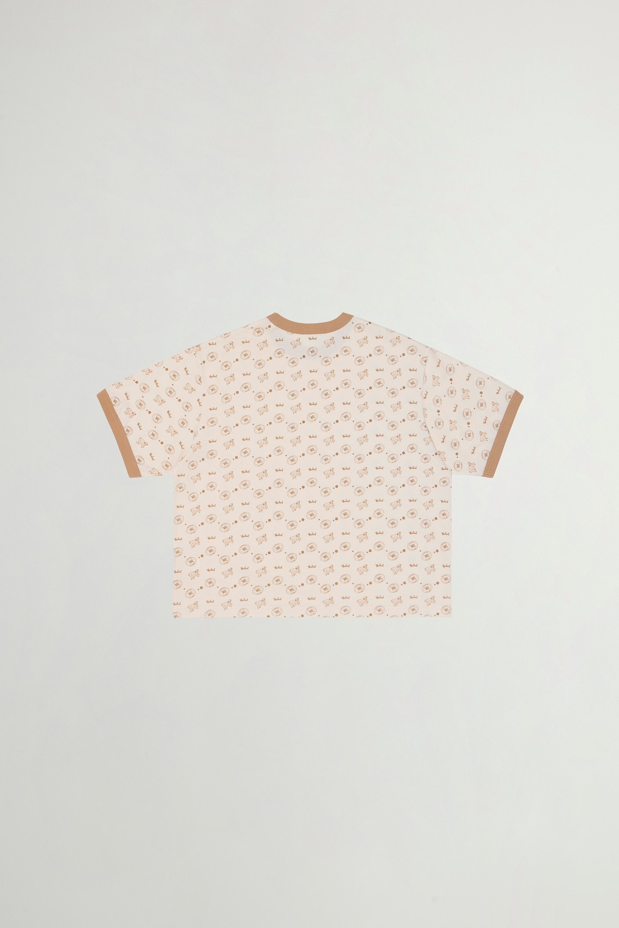 SWEEP CREST RINGER T-SHIRT Beige photo 2 | Woolrich
