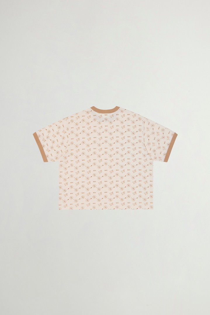 SWEEP CREST RINGER T-SHIRT Beige photo 2 | Woolrich