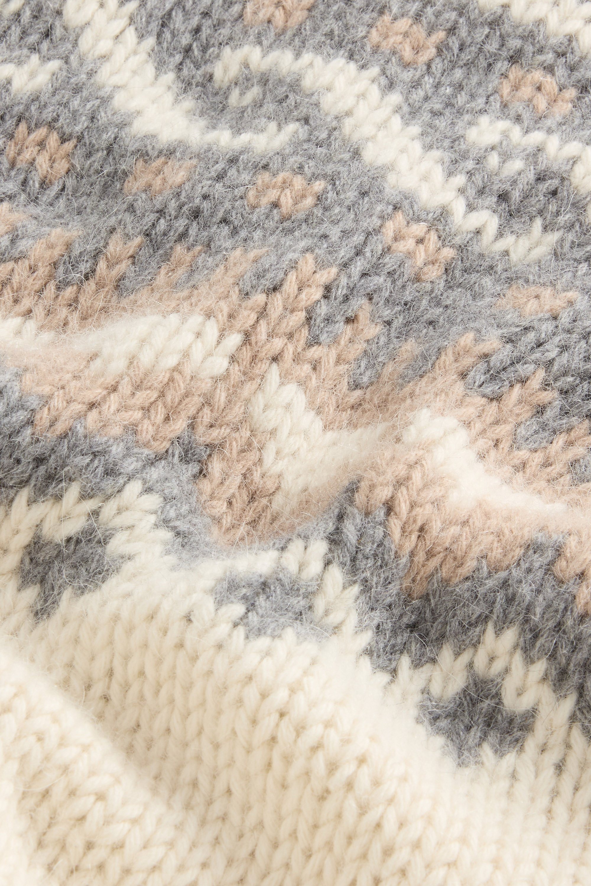 LAMBSWOOL MOHAIR CARDIGAN GG4 White photo 6 | Woolrich