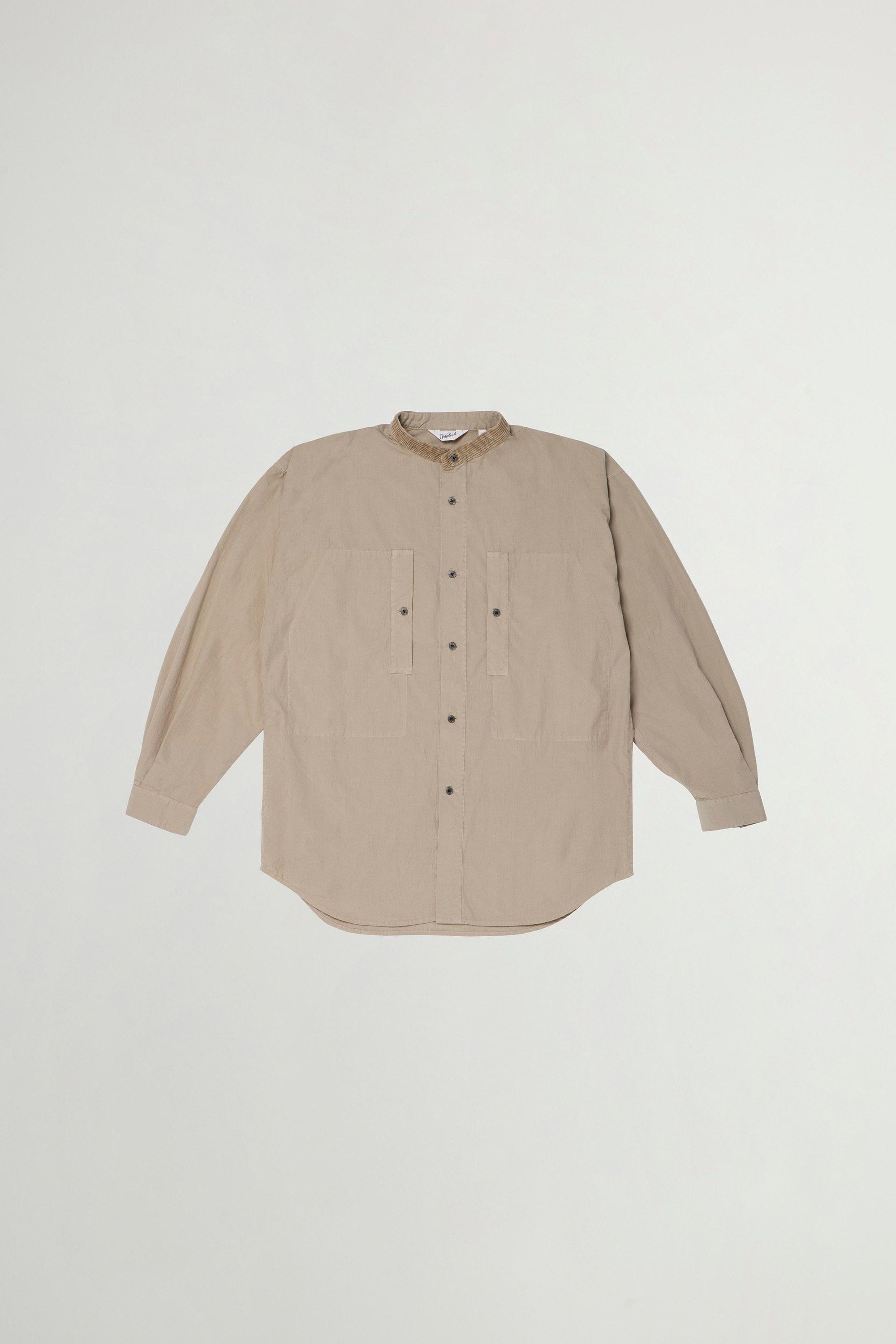 Garment-Dyed Shirt in Pure Cotton Poplin Beige photo 1 | Woolrich