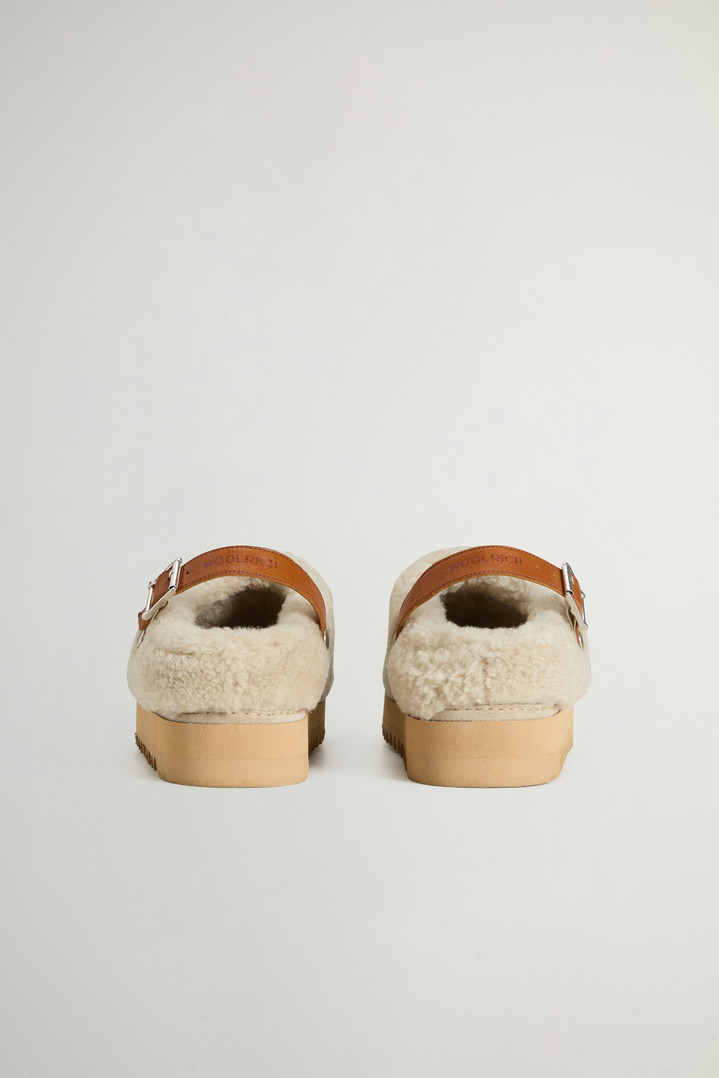 Shearling Mules Beige photo 3 | Woolrich