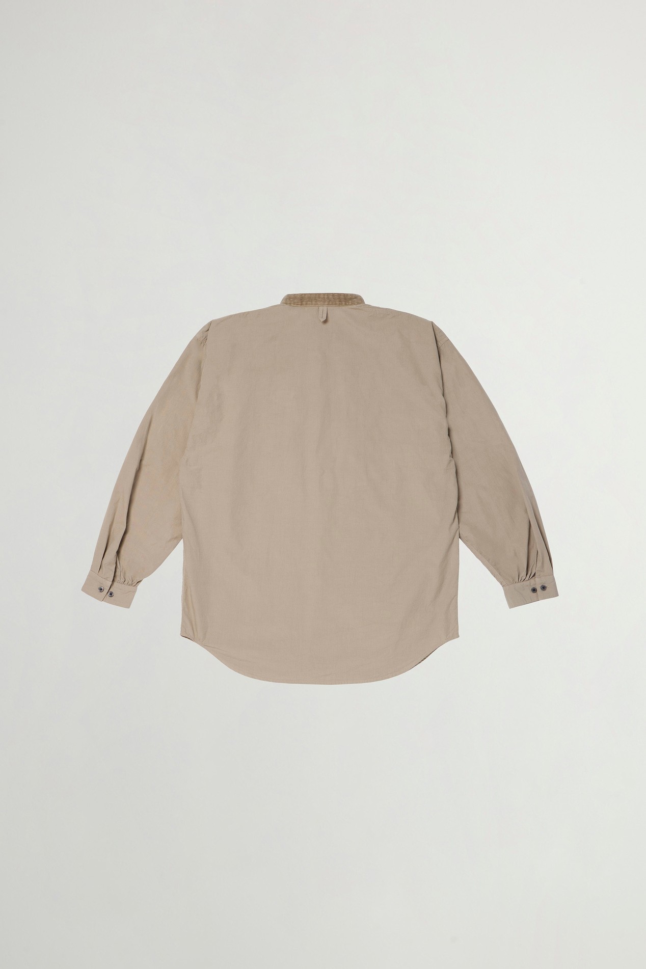 ORGANIC COTTON STAND COLLAR SHIRT Beige photo 2 | Woolrich