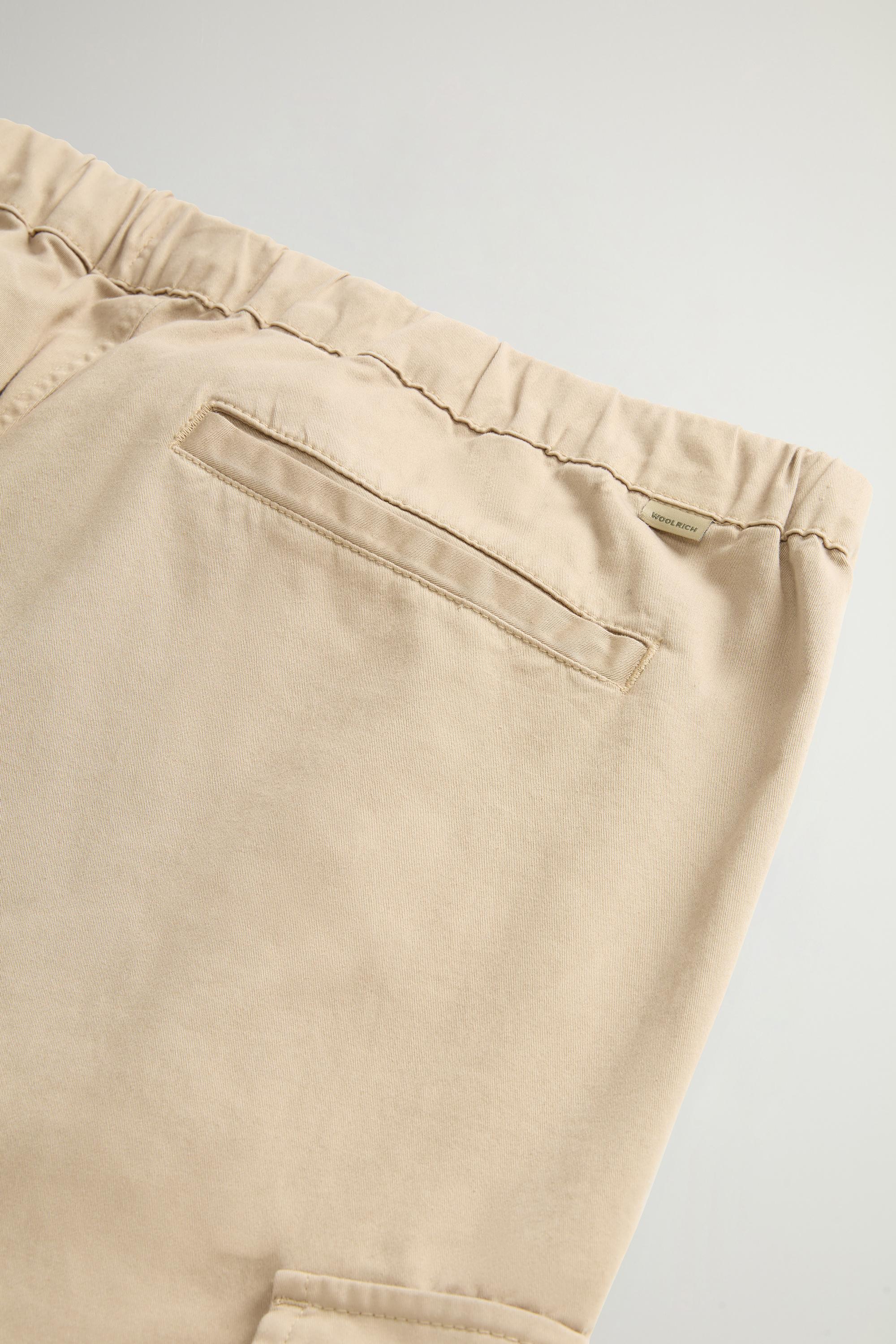 Garment-Dyed Cargo Pants with Belt Beige photo 7 | Woolrich