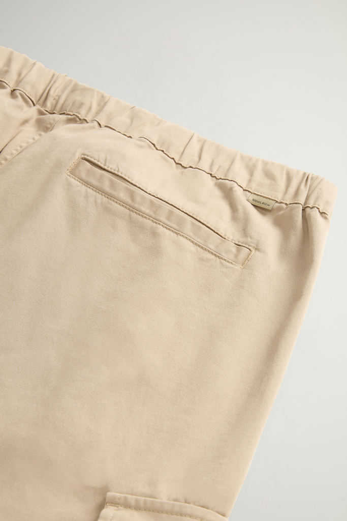 Garment-Dyed Cargo Pants with Belt Beige photo 7 | Woolrich