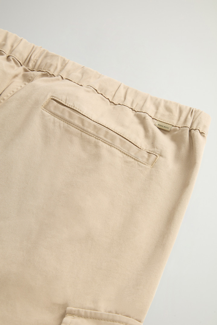 Garment-Dyed Cargo Pants with Belt Beige photo 7 | Woolrich