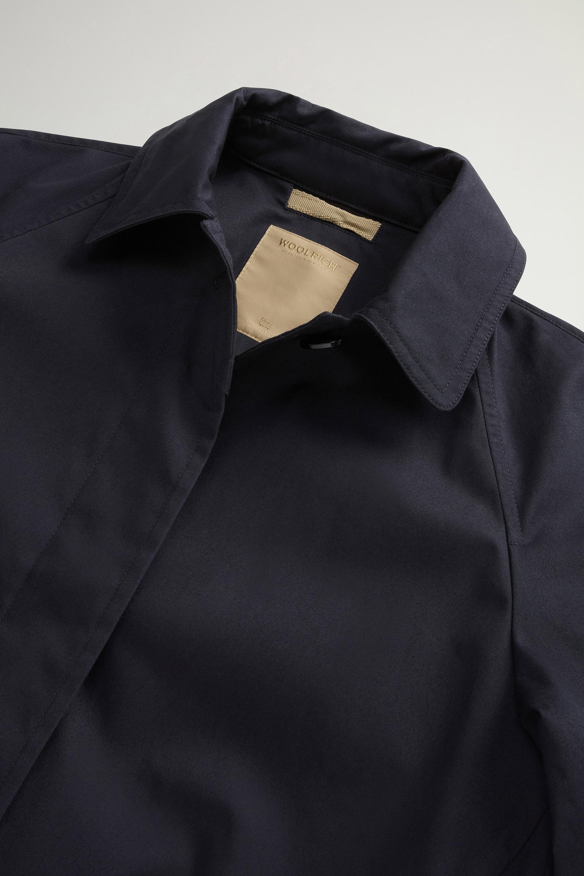 Trench Coat in Pure Cotton Blue photo 6 | Woolrich