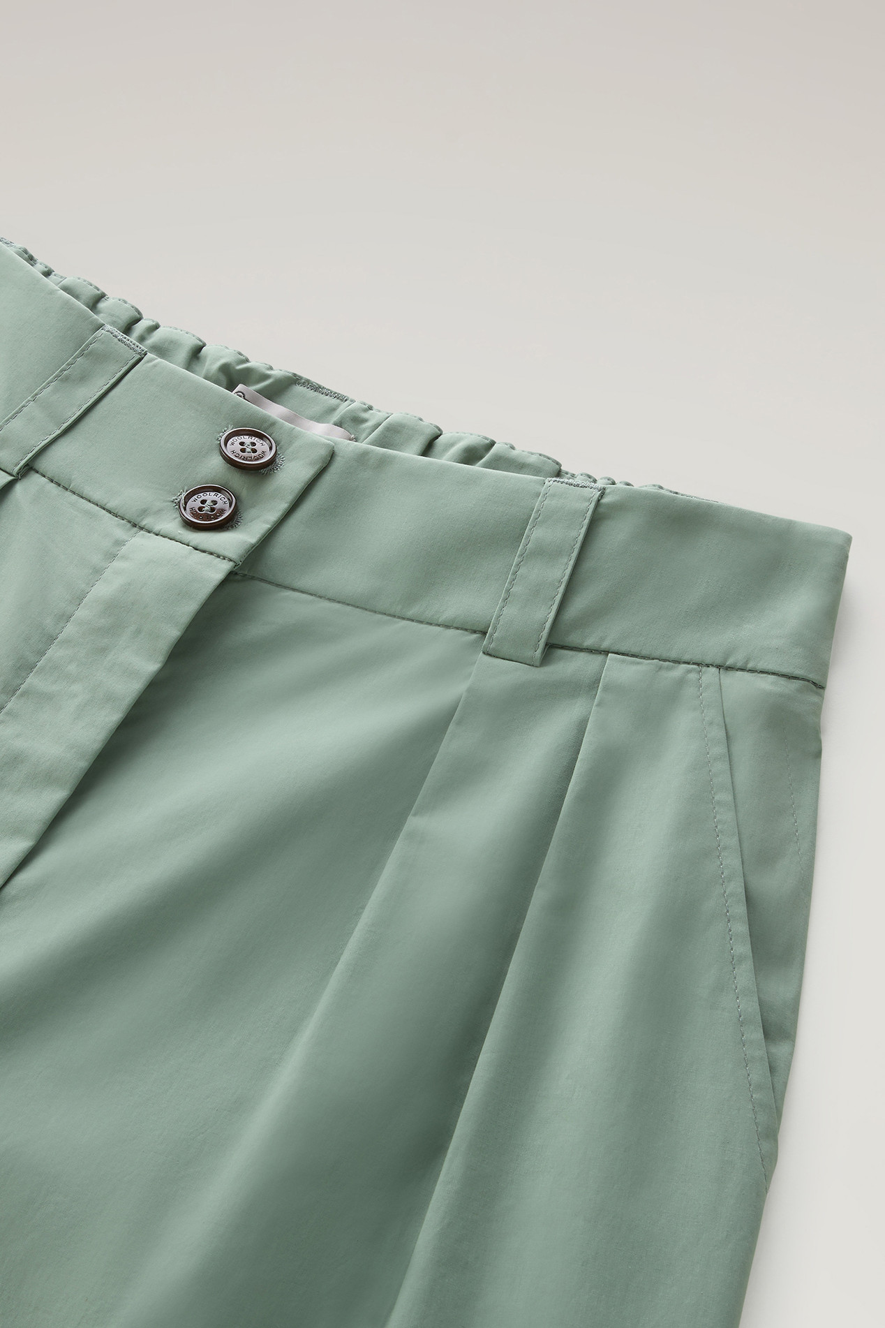 POPLIN PANT Green photo 3 | Woolrich